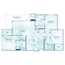 Unit 1316 1316 floor plan